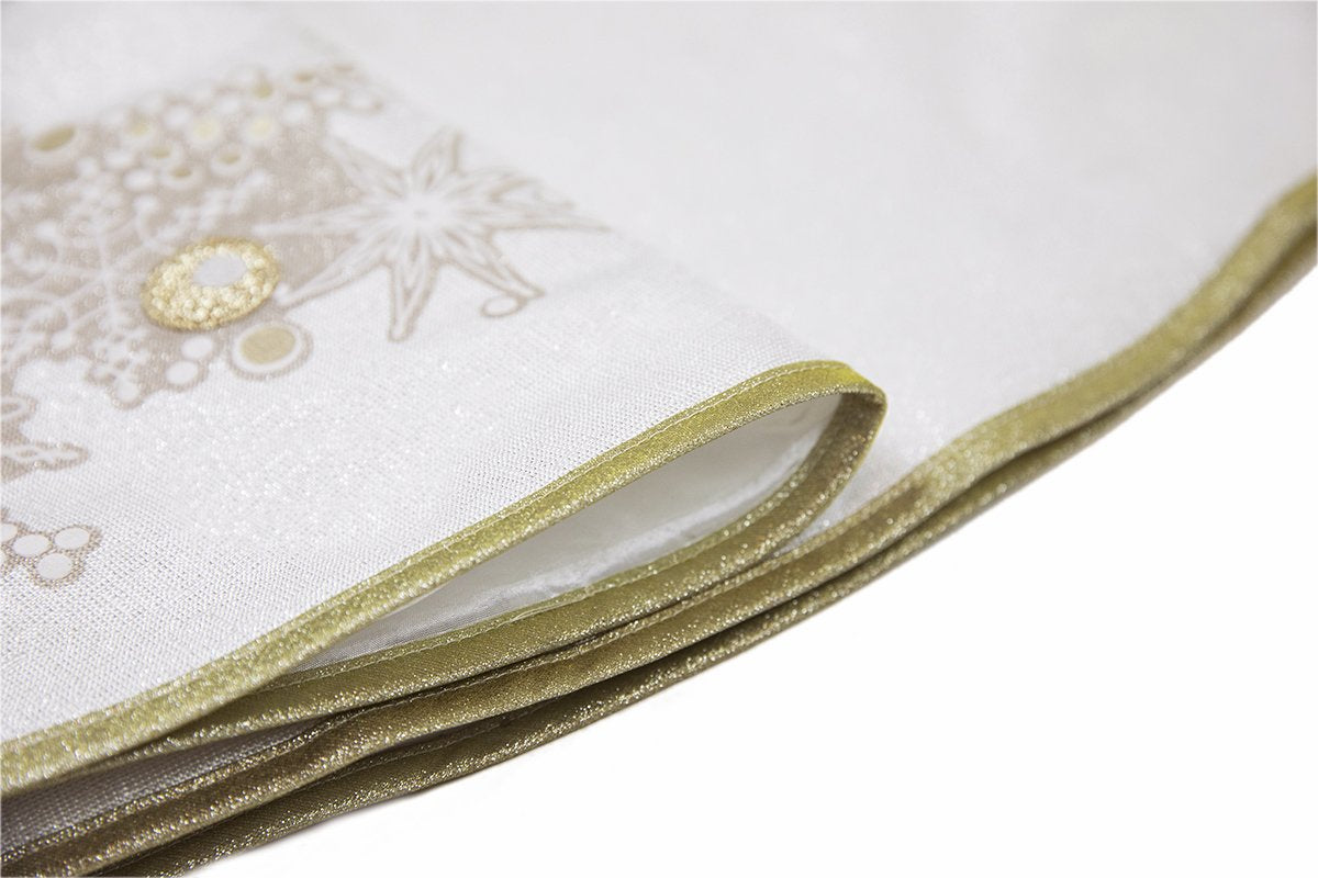 ML17119 Ornament Wreath Tree Skirt, 56"Rnd