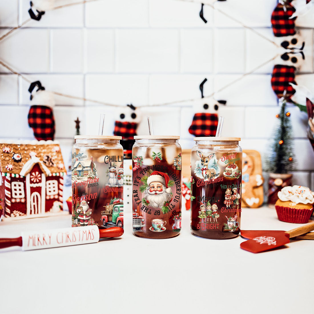 Vintage Christmas 17oz