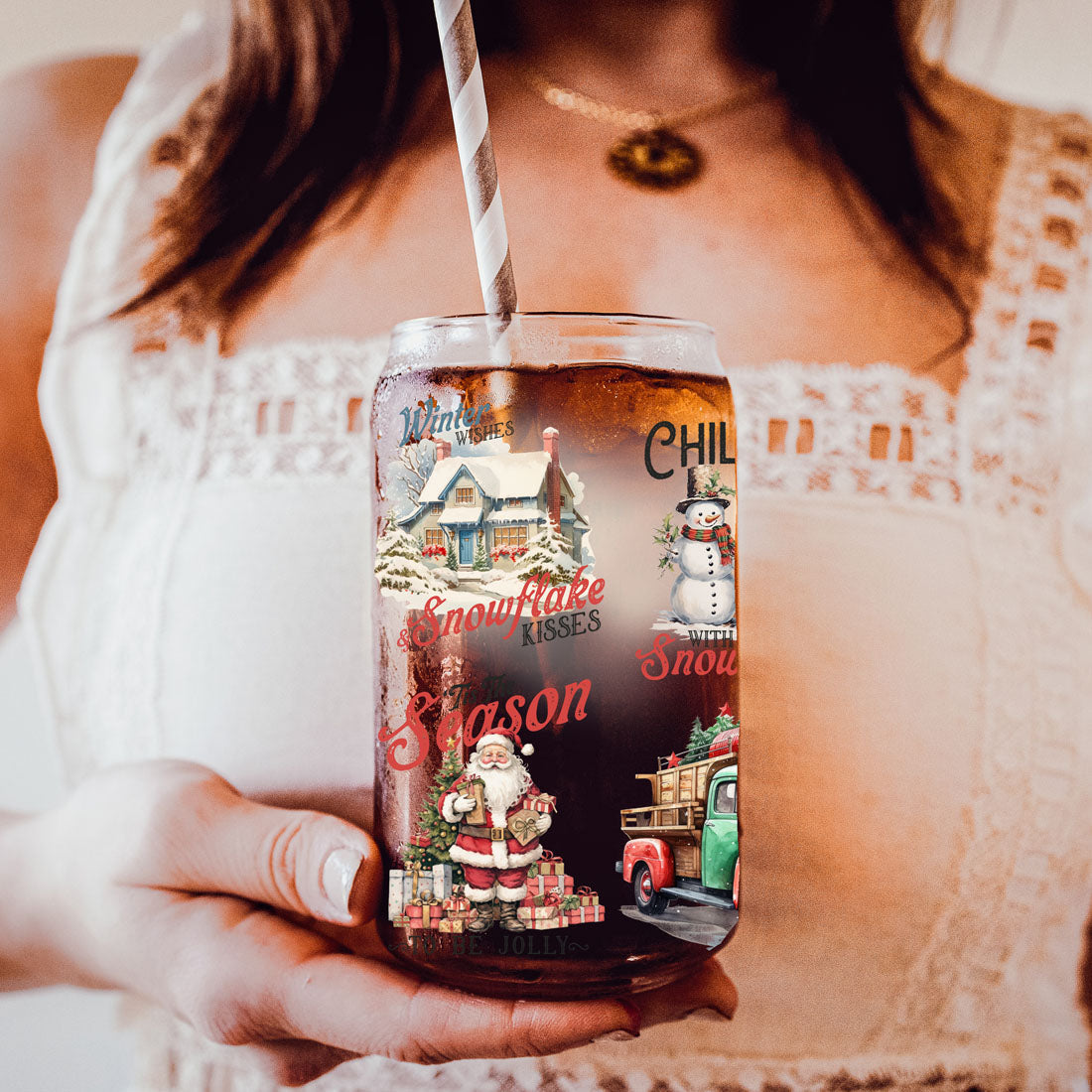 Vintage Christmas 17oz